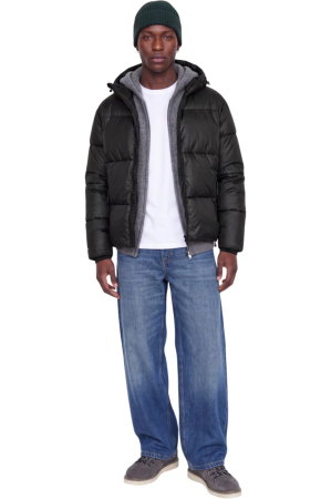 Geaca JACK &JONES Legacy Ribstop Puffer - 12299833-Black [5]
