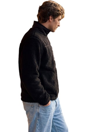 Geaca JACK &JONES Soho Teddy Noos - 12299491-Black [3]