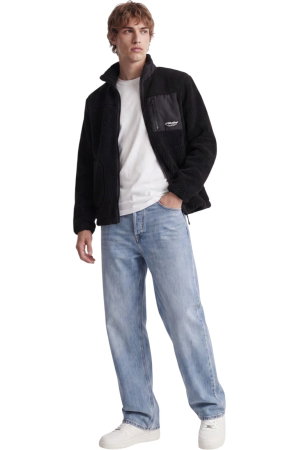 Geaca JACK &JONES Soho Teddy Noos - 12299491-Black [4]