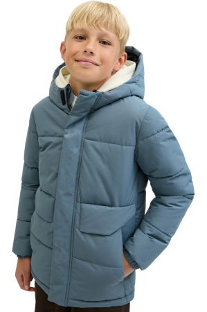 Geaca JACK &JONES Speed Puffer JNR - 12246122-Stormy Weather [2]