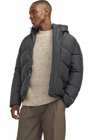 Geaca JACK &JONES World Puffer - 12259850-Asphalt [2]