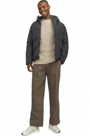Geaca JACK &JONES World Puffer - 12259850-Asphalt [5]