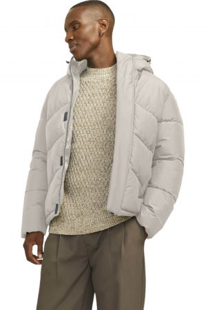 Geaca JACK &JONES World Puffer - 12259850-Moonbeam [2]