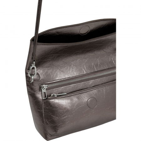 Geanta Desigual Half Logo Trokel Dark Silver 6L - 25WAXPAQ-9225 [4]