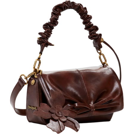 ACCESORII - Geanta Desigual Reprise Choco Valentine Naron Mini 2.5L - 25WAXPC7-6000
