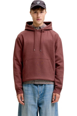 ÎMBRĂCĂMINTE - Hanorac JACK &JONES Ace Sweat Hood Noos - 12300662-Bitter Chocolate