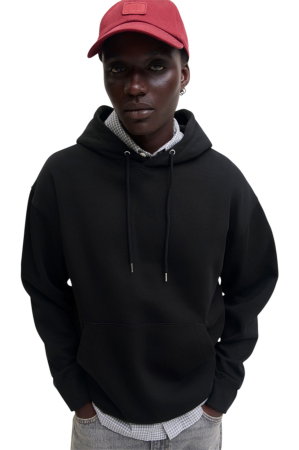ÎMBRĂCĂMINTE - Hanorac JACK &JONES Ace Sweat Hood Noos - 12300662-Black