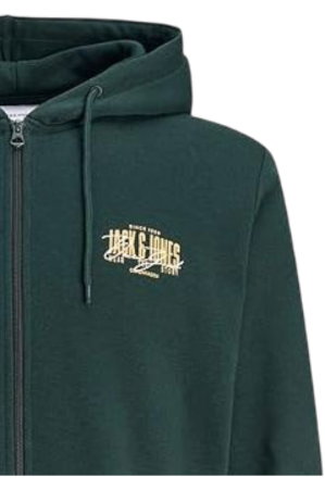 Hanorac JACK &JONES Aero Sweat Zip - 12298494-Scarab [3]