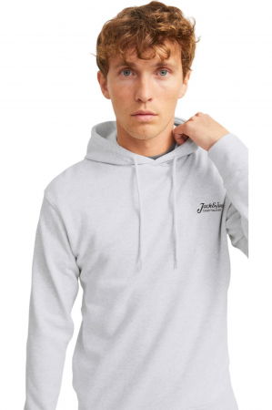 Hanorac JACK &JONES Beau Hood - 12268436-White Melange [2]