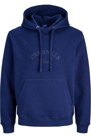 REDUCERI - Hanorac JACK &JONES Bleeker Branding Hood PLS - 12287057-Ocean Cavern