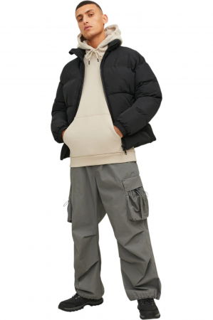 Hanorac JACK &JONES Bradley Hood PO - 12249340-Moonbeam [5]