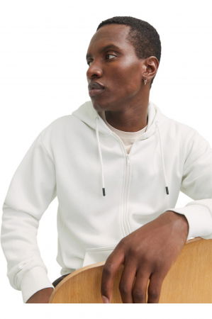 Hanorac JACK &JONES Bradley Hood Zip - 12249342-Cloud Dancer [3]