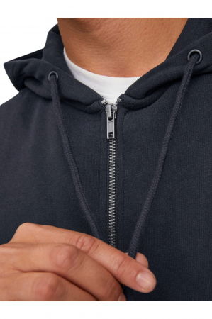 Hanorac JACK &JONES Bradley Sweat Zip Hood - 12249342-Black [3]