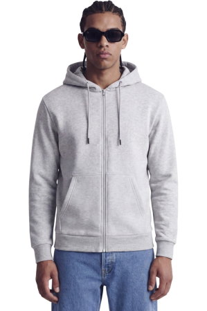 BĂRBAŢI - Hanorac JACK &JONES Bradley Sweat Zip Hood - 12249342-Light Grey Melange