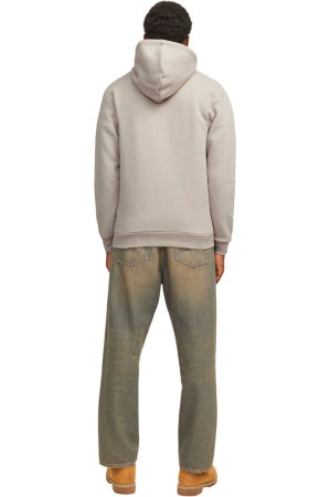 Hanorac JACK &JONES Bradley Sweat Zip Hood - 12249342-Moonbeam [1]