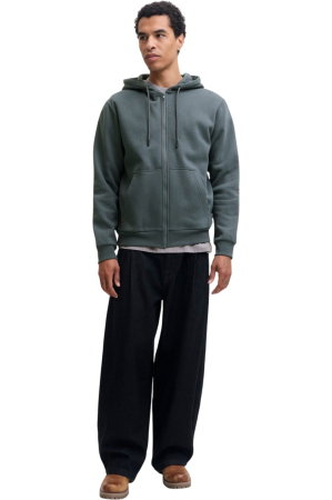 Hanorac JACK &JONES Bradley Sweat Zip Hood - 12249342-Turbulence [4]