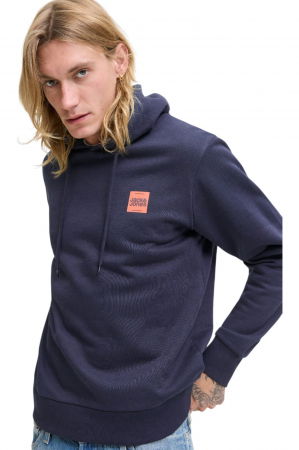 Hanorac JACK &JONES Brandy Sweat Hood - 12279261-Sky Captain [4]