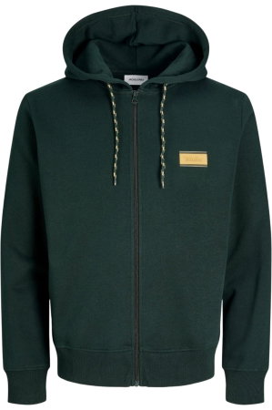 BĂRBAŢI - Hanorac JACK &JONES Buster Sweat Zip Hood Bts - 12298627-Scarab