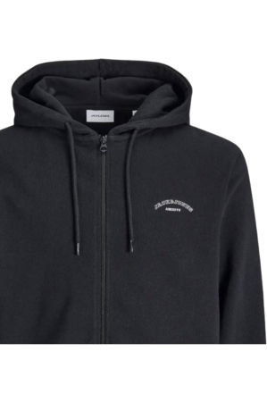 Hanorac JACK &JONES College Logo Zip Hood PLS - 12289689-Black [3]