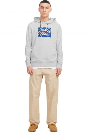 Hanorac JACK &JONES Colton PO - 12268440-White Melange [4]