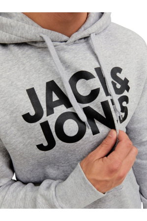 Hanorac JACK &JONES Corp Logo - 12152840-Light Grey Melange [3]