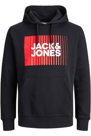 BĂRBAŢI - Hanorac JACK &JONES Corp Logo - 12233599-Black
