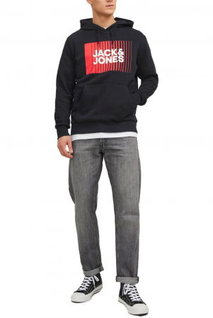 Hanorac JACK &JONES Corp Logo - 12233599-Black [4]