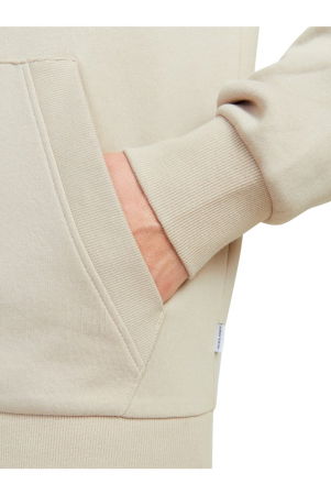 Hanorac JACK &JONES Corp Logo Small Print Zip Hood - 12265177-Moonbeam [2]