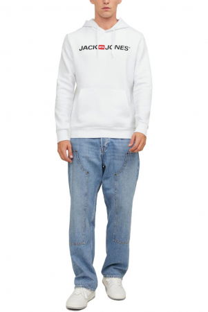 Hanorac JACK &JONES Corp Old Logo - 12137054-White REG [4]