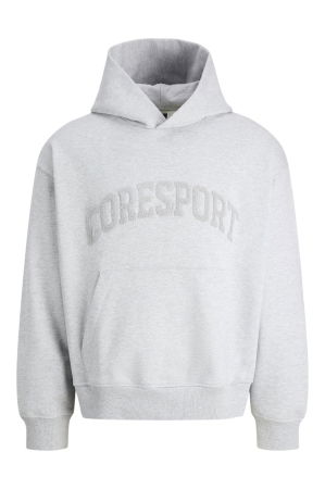 HANORACE - Hanorac JACK &JONES Cover Clean Application Hood - 12282817-Light Grey Melange
