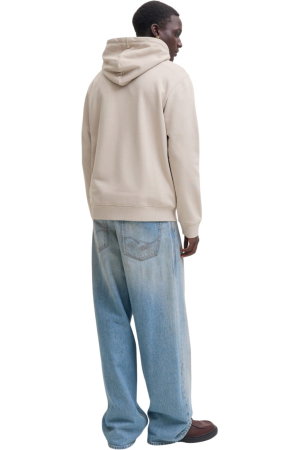 Hanorac JACK &JONES Denver Logo Sweat Hood - 12298730-Moonbeam [1]