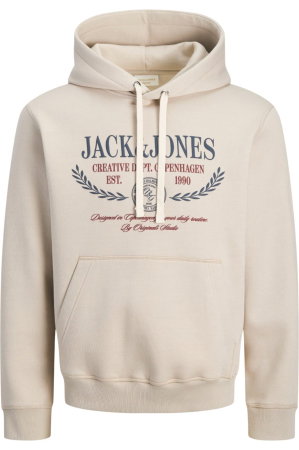 BĂRBAŢI - Hanorac JACK &JONES Frederiksberg Colorfull - 12305788-Feather Gray