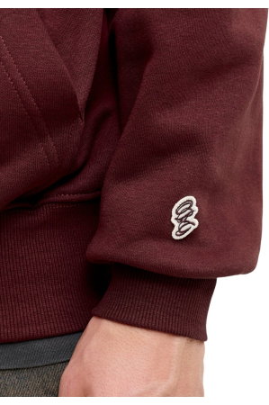 Hanorac JACK &JONES Frederiksberg Monogram Sweat Hood SN - 12300022-Chocolate Truffle [2]