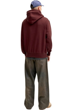 Hanorac JACK &JONES Frederiksberg Monogram Sweat Hood SN - 12300022-Chocolate Truffle [1]