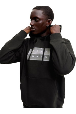 ÎMBRĂCĂMINTE - Hanorac JACK &JONES Fusion Box Sweat Hood - 12300984-Black