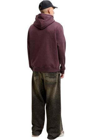 Hanorac JACK &JONES Fusion Box Sweat Hood - 12300984-Fudge [1]