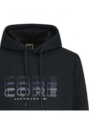 Hanorac JACK &JONES Fusion Branding Hood - 12284536-Black [2]