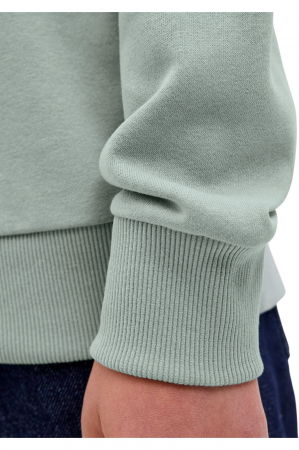 Hanorac JACK &JONES Geplas Sweat Hood JNR - 12279602-Iceberg Green [3]