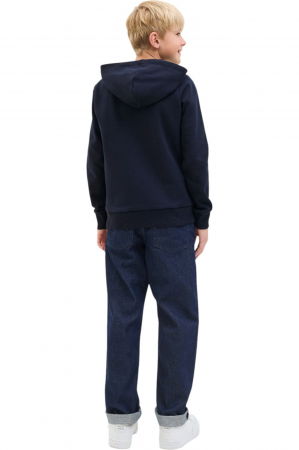 Hanorac JACK &JONES Geplas Sweat Hood JNR - 12279602-Sky Captain [1]