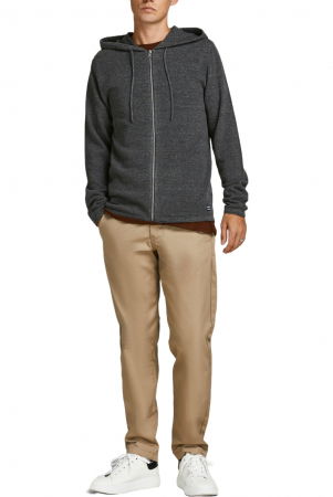 Hanorac JACK &JONES Hill Knit - 12190154-Dark Grey Melange [5]