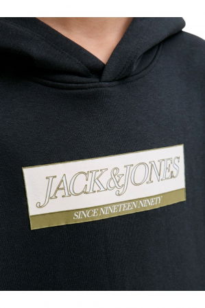 Hanorac JACK &JONES Inwood Block Branding JNR - 12284098-Black [2]