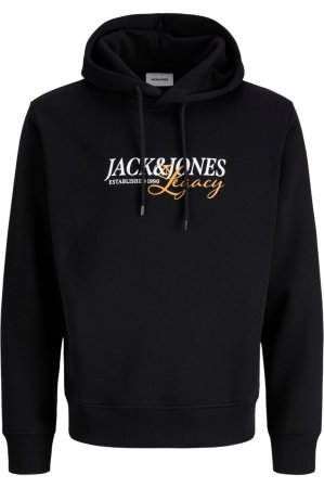 BĂRBAŢI - Hanorac JACK &JONES Jade Sweat Hood BF PLS - 12299760-Black
