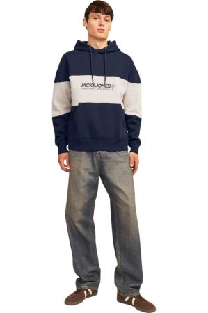 Hanorac JACK &JONES Legacy Block PO - 12256590-Navy Blazer [4]