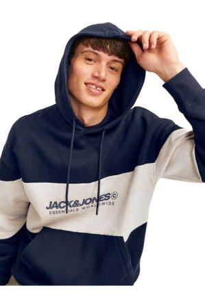 Hanorac JACK &JONES Legacy Block PO - 12256590-Navy Blazer [2]