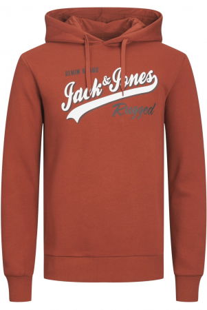 REDUCERI - Hanorac JACK &JONES Logo 2 Colors - 12233597-Cinnabar