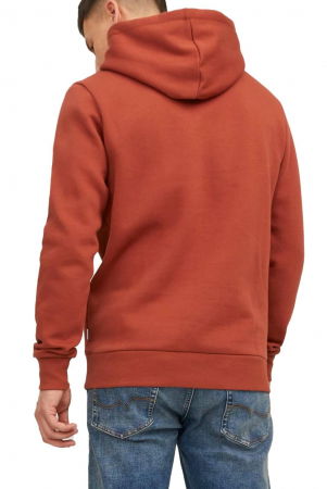 Hanorac JACK &JONES Logo 2 Colors - 12233597-Cinnabar [1]
