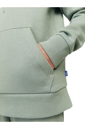 Hanorac JACK &JONES Logo 2 Colours JNR - 12258823-Iceberg Green [2]