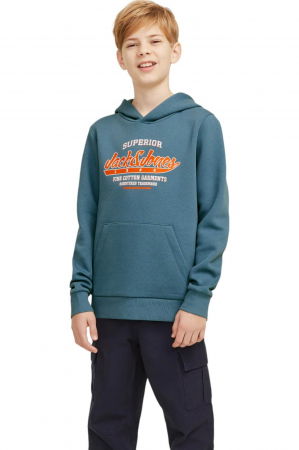 REDUCERI - Hanorac JACK &JONES Logo 2 Colours JNR - 12258823-Oceanview