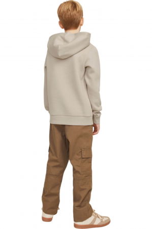 Hanorac JACK &JONES Logo Sweat Hood JNR - 12258823-Moonbeam [1]