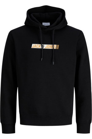 Hanorac JACK &JONES Munk Sweat Hood - 12298432-Black [2]